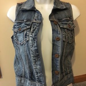Jean vest jacket